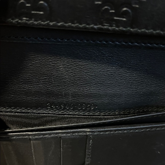 GUCCI Black Guccissima Leather Long Wallet - Picture 12 of 14